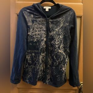 Christopher & Banks Navy Hoodie